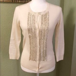Beaded Banana Republic Cardigan, size S